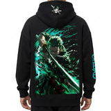 One Piece Roronoa Zoro Autumn Winter Hoodie Hoodies Series - The Eezee Shop