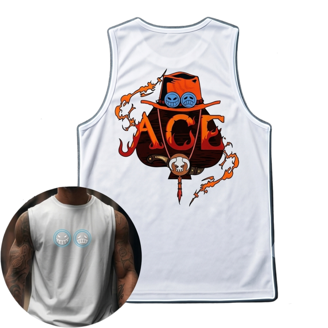 Monkey D. Luffy One Piece Cotton Tank Top Anime Tshirts - The Eezee Shop