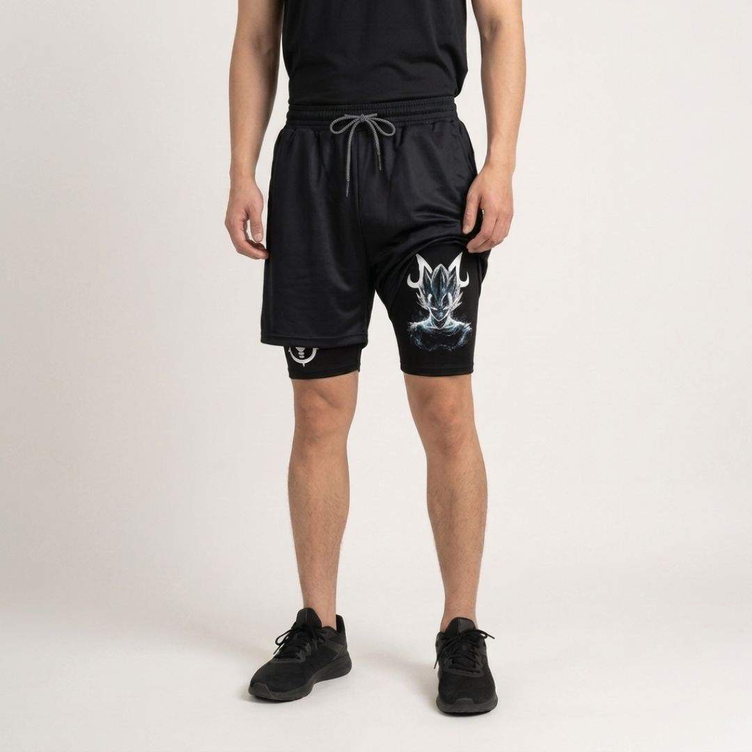 Vegeta Dragon Ball Performance Gym Shorts Performance shorts - The Eezee Shop