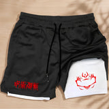 Jujutsu Kaisen Compression Shorts Men Fitness Gym Short performance shorts - The Eezee Shop