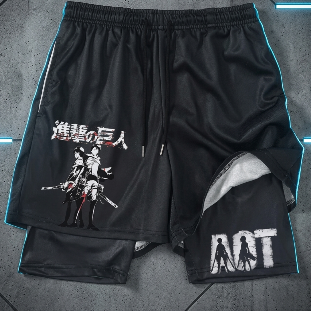Attack on Titan Anime Merchandise – Premium Fan Collectible performance shorts - The Eezee Shop