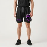 Pokémon Gengar Performance Shorts Double Layer Athletic Fit Performance shorts - The Eezee Shop