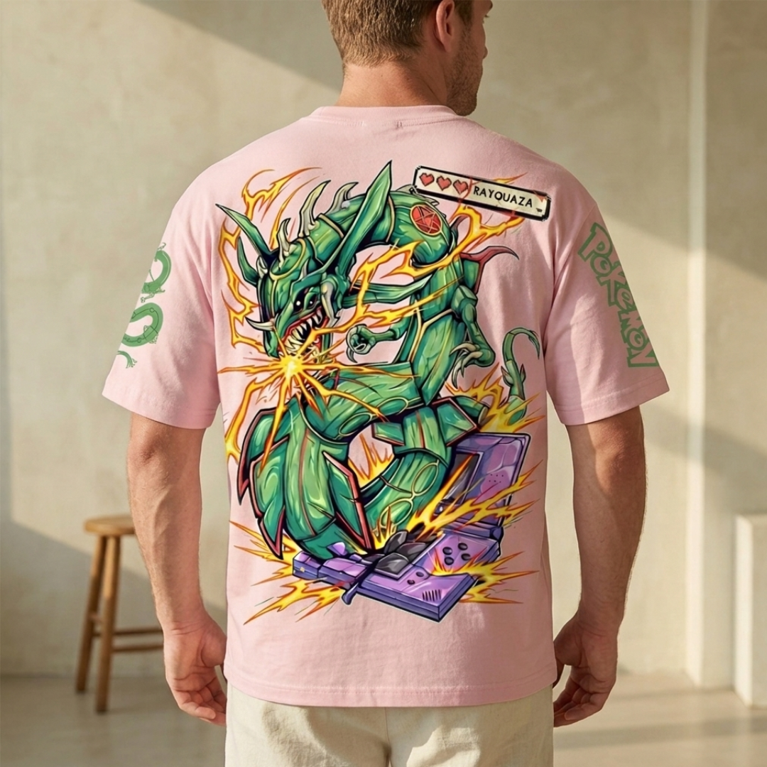 Pokémon Anime Pikachu Double sided Printed T-shirt Anime Tshirts - The Eezee Shop