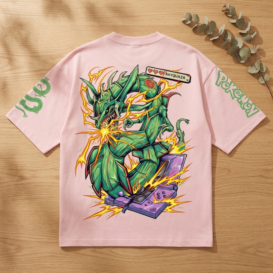 Pokémon Anime Pikachu Double sided Printed T-shirt Anime Tshirts - The Eezee Shop