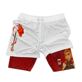 Demon Slayer Rengoku Performance Gym Shorts Performance shorts - The Eezee Shop