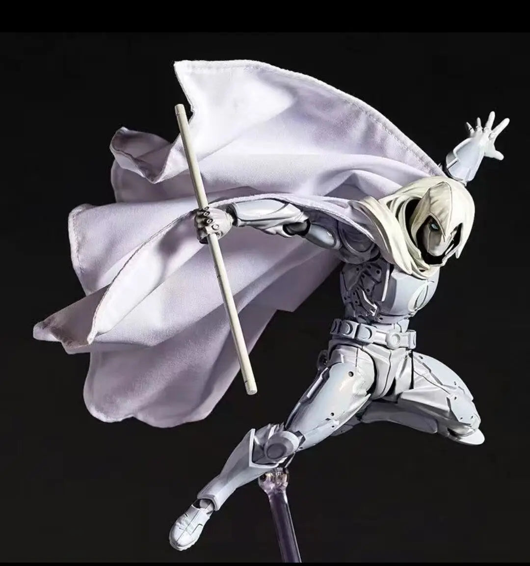 Moon Knight & Winter Soldier Articulated Mini Figure Set Collectible Figures - The Eezee Shop