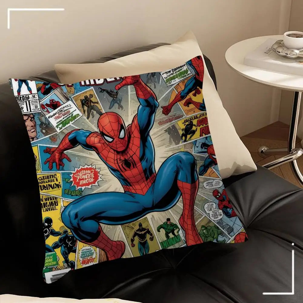 Spider-Man Cushion Cover | Classic Superhero Throw Pillow Case Throw Pillows - The Eezee Shop