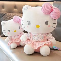 Hello Kitty Plush Toy Sanrio Plushie Doll Kawaii Hello Kitty Stuffed Animals Hello Kitty Cushion Sofa Pillow Home Decor Kid Gift
