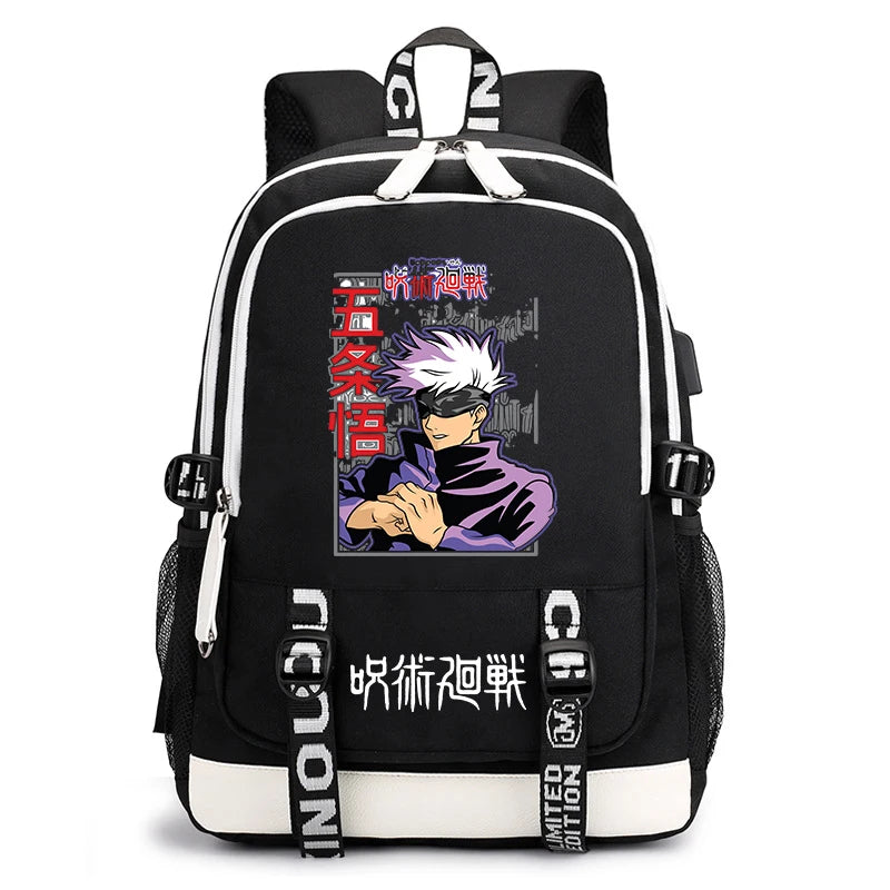 Jujutsu Kaisen Student Backpack | Lightweight Anime Daypack Backpacks - The Eezee Shop