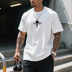 Edward Newgate Whitebeard One Piece Summer T-Shirt Anime Graphic Streetwear Tee for Men Anime Tshirts - The Eezee Shop