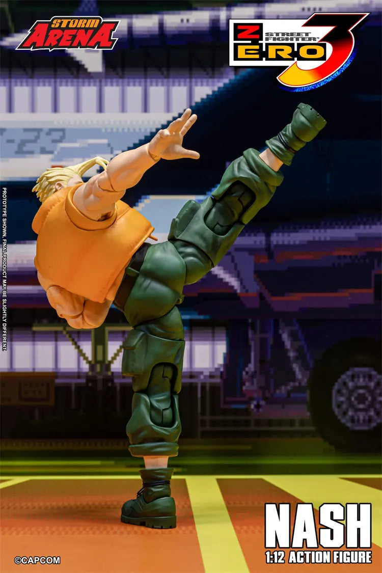 Street Fighter Nash & Charlie 1/12 Figure | 6" Collectible Collectible Figures - The Eezee Shop