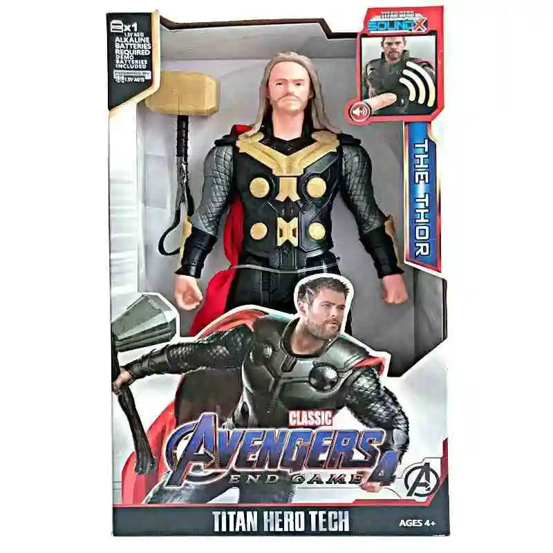 Avengers 30cm Light & Sound Action Figure | Kids Superhero Toy Collectible Figures - The Eezee Shop