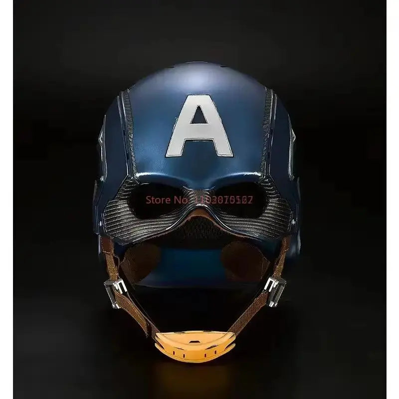 Captain America 1:1 Wearable Helmet | Avengers Display Mask Cosplay Masks & Helmets - The Eezee Shop