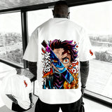 Summer Men's Demon Slayer Anime Printed T-shirt Anime Tshirts - The Eezee Shop