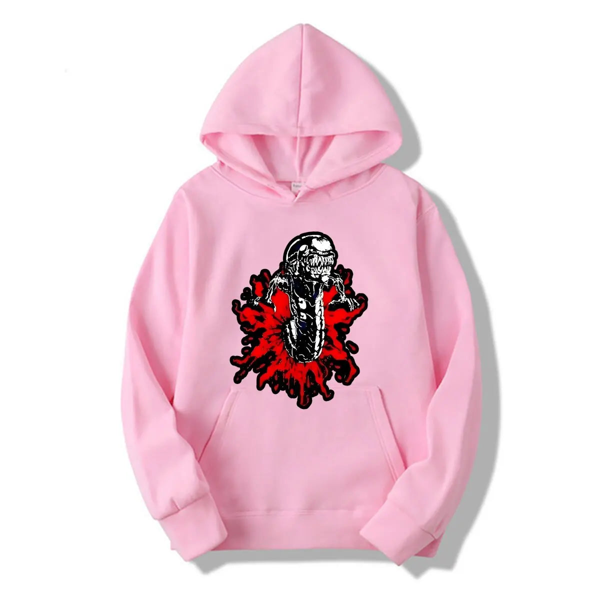 Alien Chestburster Hoodie | Men's Xenomorph Horror Pullover Hoodies & Sweatshirts - The Eezee Shop