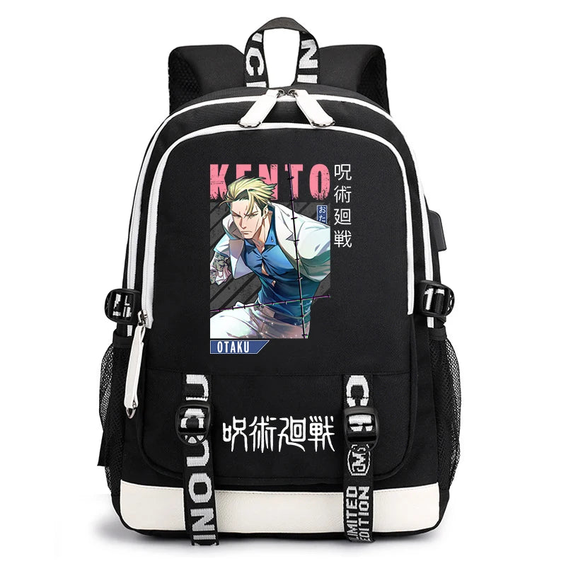 Jujutsu Kaisen Student Backpack | Lightweight Anime Daypack Backpacks - The Eezee Shop