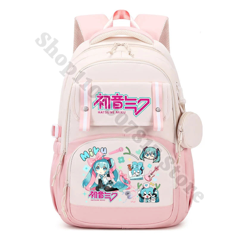 Hatsune Miku Kids Backpack | Cute Large Capacity School Bag Backpacks - The Eezee Shop