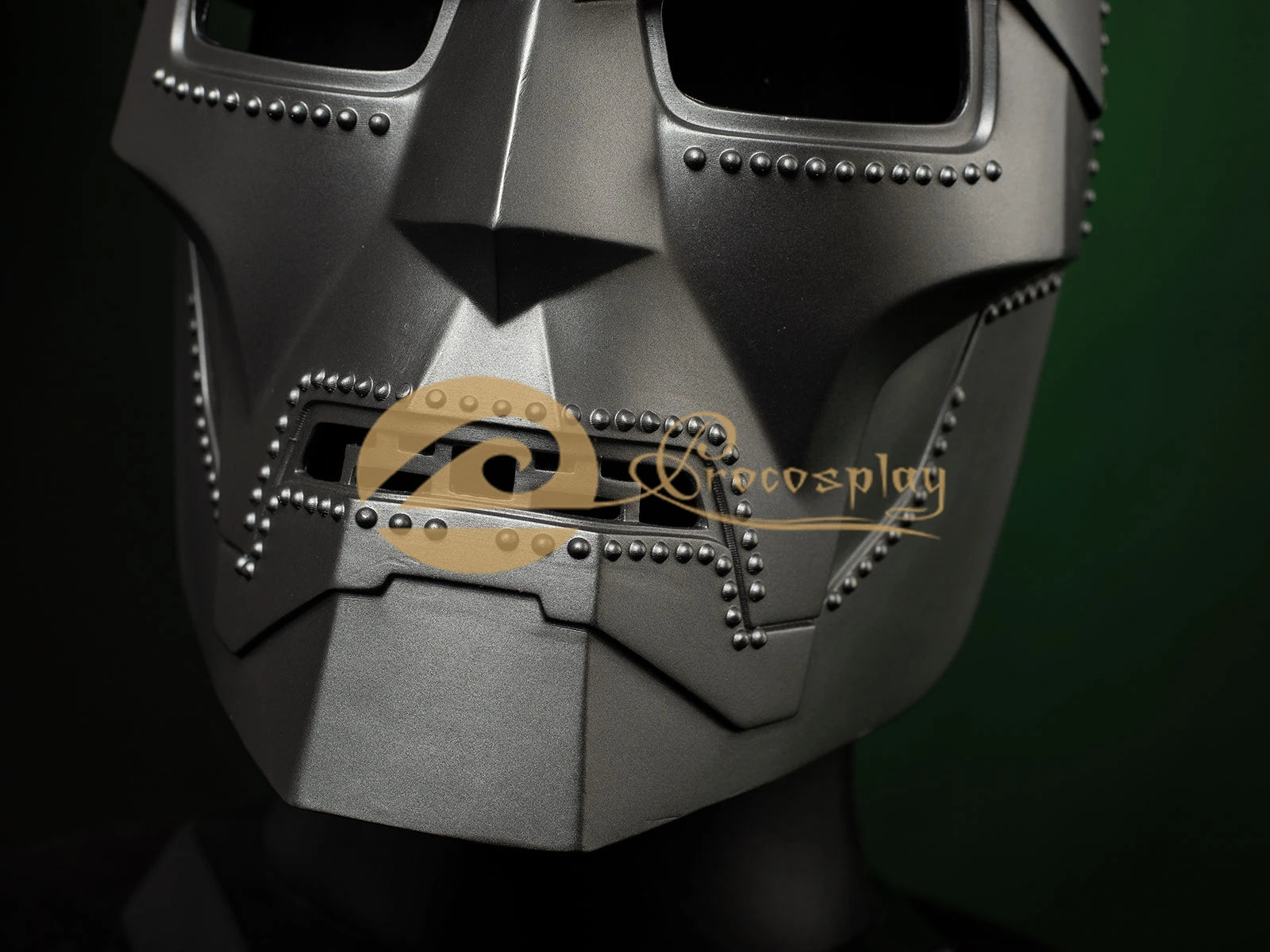 Doctor Doom Resin Cosplay Mask | Dark Grey Wearable Villain Mask Cosplay Masks & Helmets - The Eezee Shop