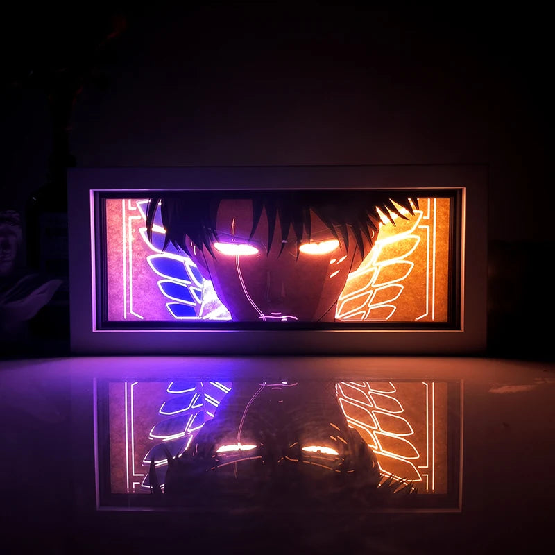 Anime Paper-Cut Light Box | Remote Control Color Night Light Lamps & Night Lights - The Eezee Shop