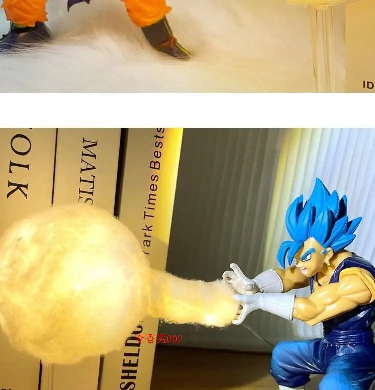 Goku Kamehameha LED Lamp | Rechargeable USB-C Night Light Lamps & Night Lights - The Eezee Shop