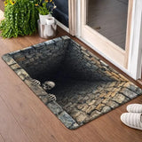 Skeleton Pit 3D Illusion Mat | Halloween Entry Rug Rugs & Doormats - The Eezee Shop