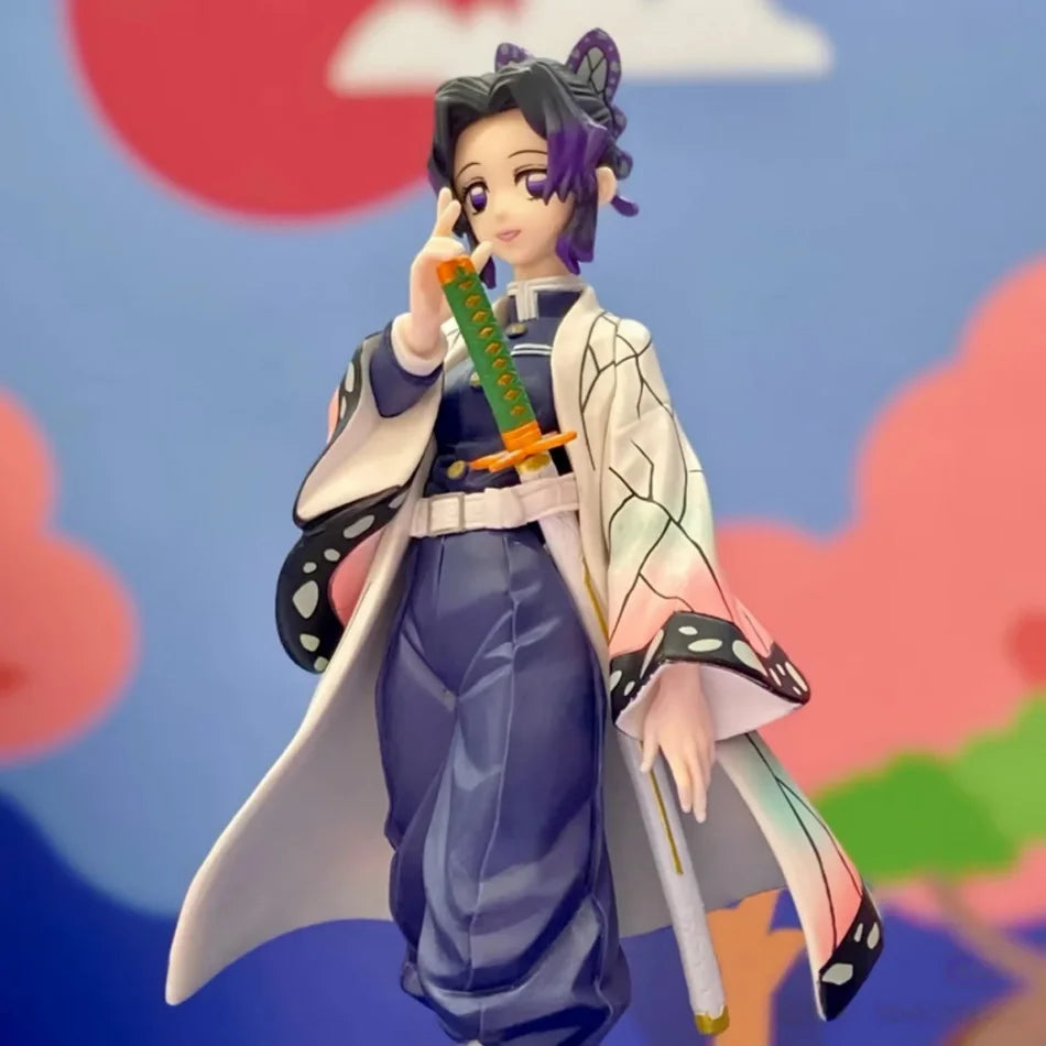 Shinobu & Nezuko 15cm Figure | Demon Slayer Standing Statue Collectible Figures - The Eezee Shop