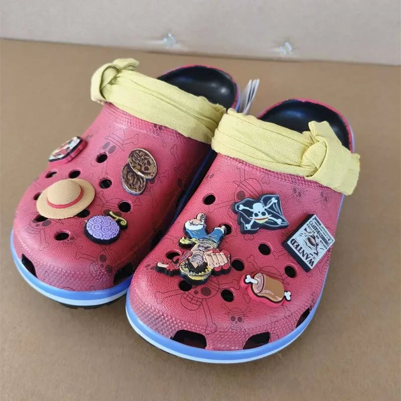 One Piece Luffy EVA Clogs | Closed-Toe Summer Sandals Slippers & Sandals - The Eezee Shop