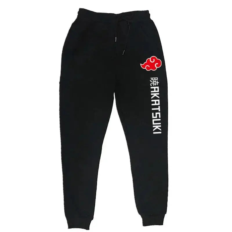 Akatsuki Fleece Jogging Pants | Naruto Hip Hop Sweatpants Joggers & Pants - The Eezee Shop