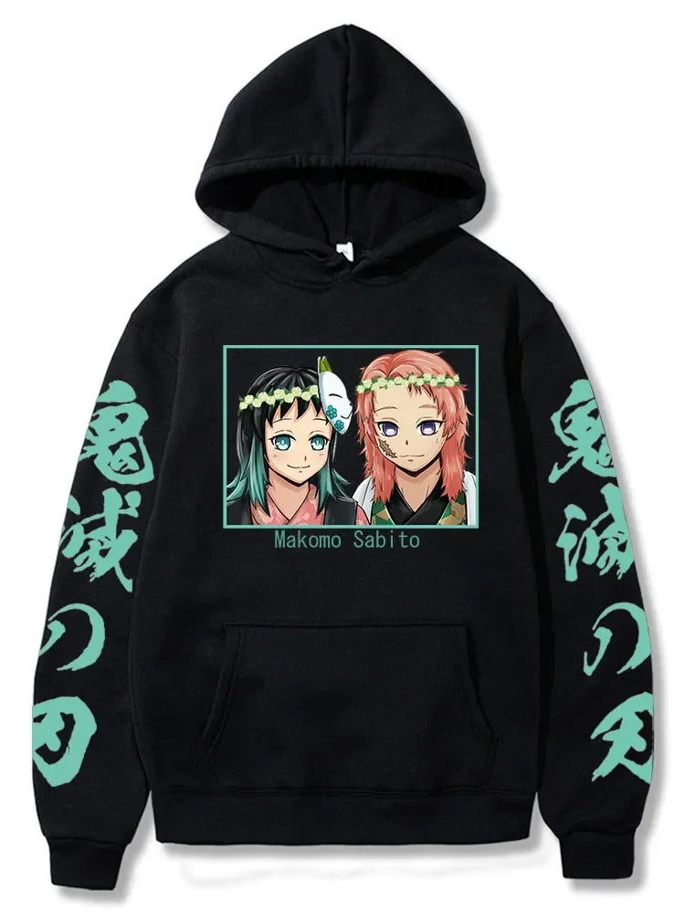 Demon Slayer Graphic Hoodie | Unisex Sports Sweatshirt Hoodies & Sweatshirts - The Eezee Shop
