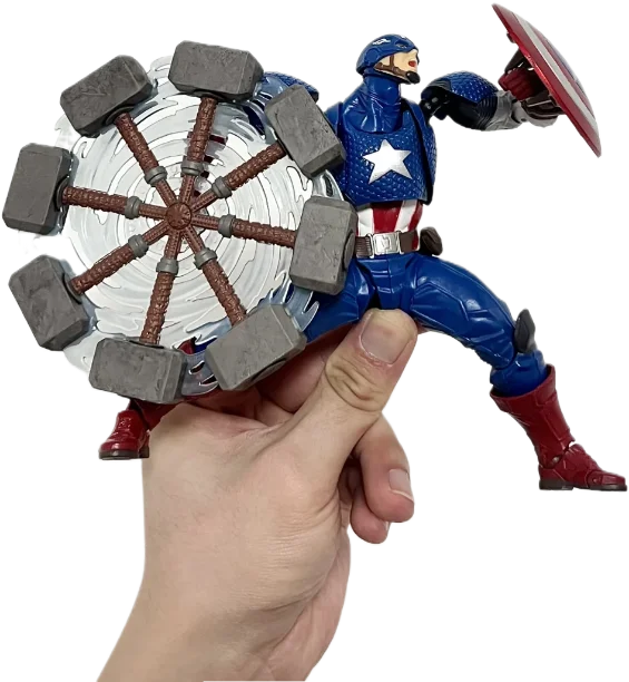 Captain America Poseable Figure | Steve Rogers Collectible Collectible Figures - The Eezee Shop
