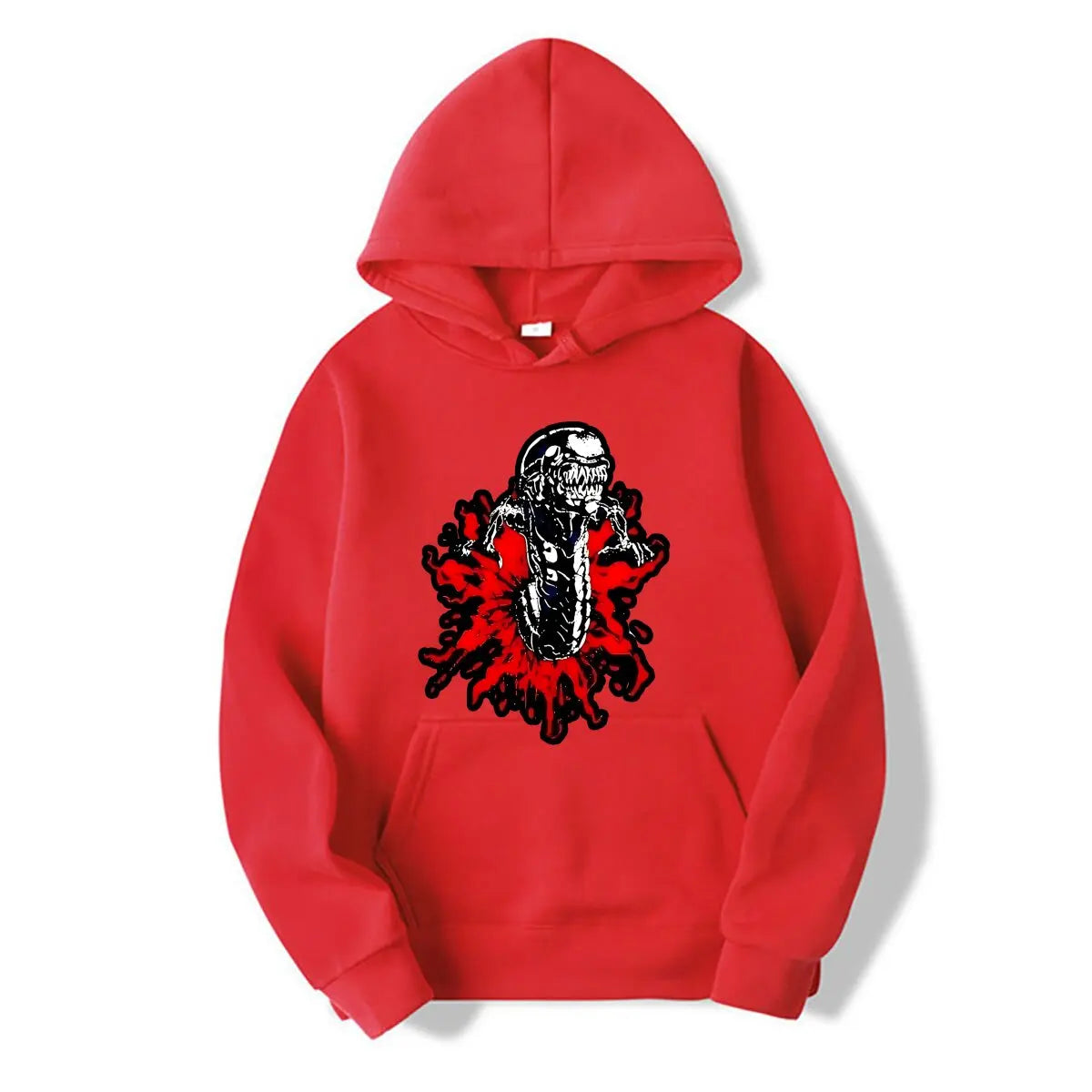 Alien Chestburster Hoodie | Men's Xenomorph Horror Pullover Hoodies & Sweatshirts - The Eezee Shop