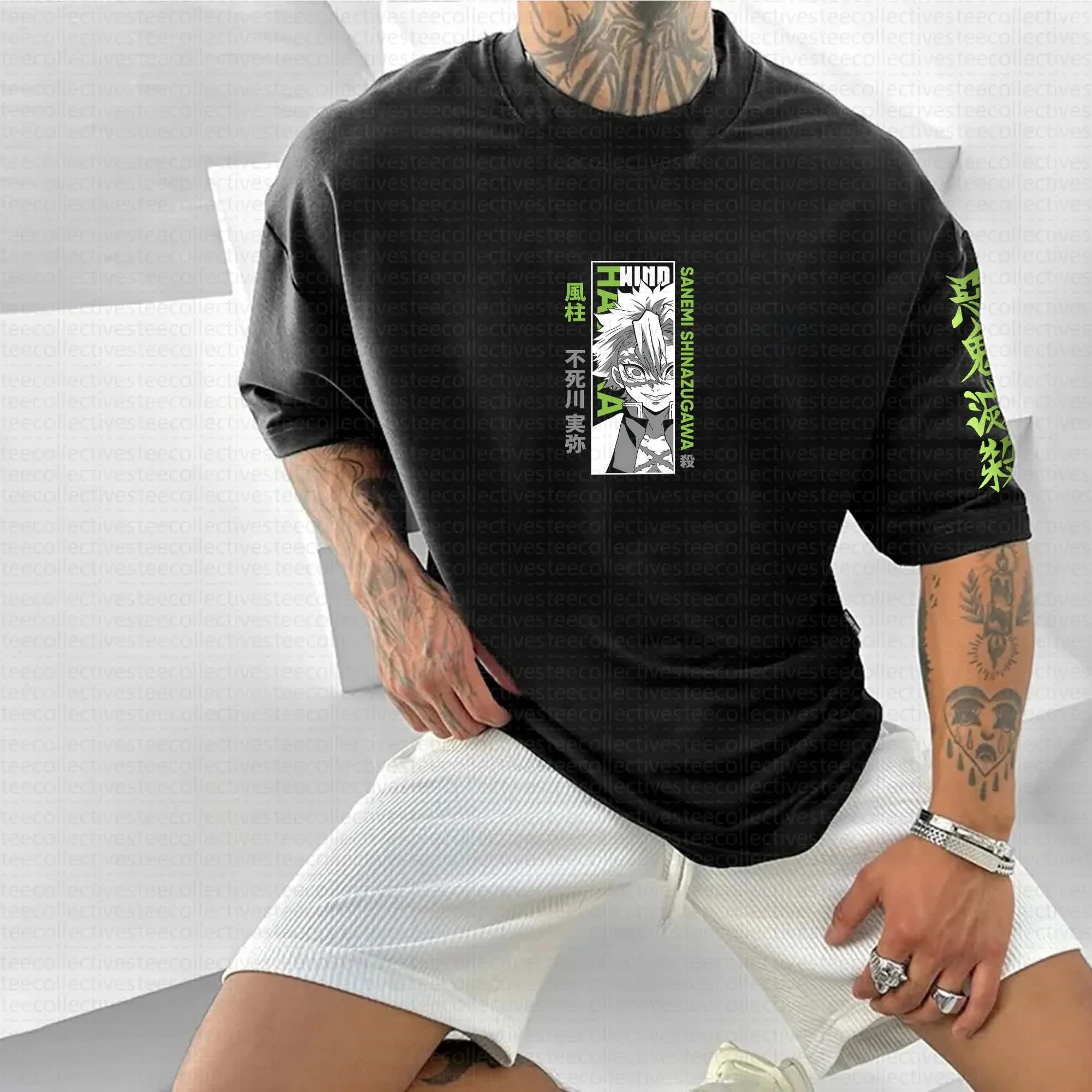 2026 Demon Slayer Theater Edition Infinite City Edition Surrounding T-shirts Surrounding Tops Anime Tshirts - The Eezee Shop