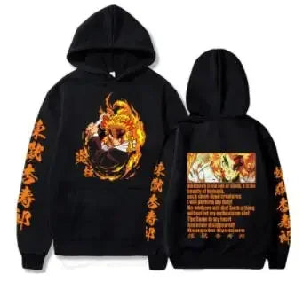 Demon Slayer Graphic Hoodie | Unisex Sports Sweatshirt Hoodies & Sweatshirts - The Eezee Shop