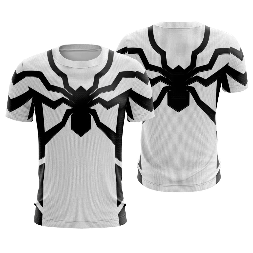 Spider Hero Family Matching Sports Top | Breathable Fitness Tee Gym & Compression Wear - The Eezee Shop
