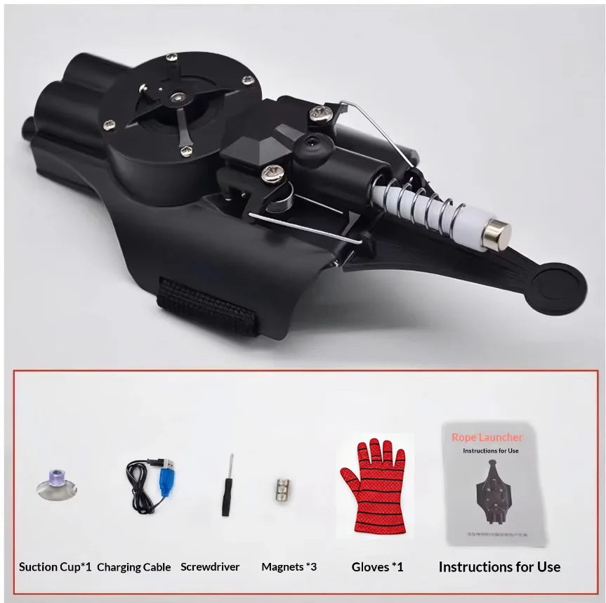 Retractable Web Shooter | Wrist-Mounted Rope Launcher Prop Cosplay Props - The Eezee Shop