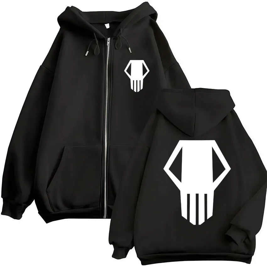 My Hero Academia Zip-Up Hoodie | Vintage Fleece Sweatshirt Hoodies & Sweatshirts - The Eezee Shop