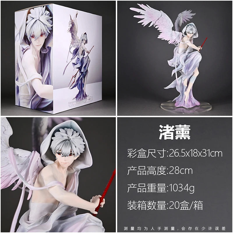 Kaworu Nagisa 28cm Figure with Wings | Evangelion Statue Collectible Figures - The Eezee Shop
