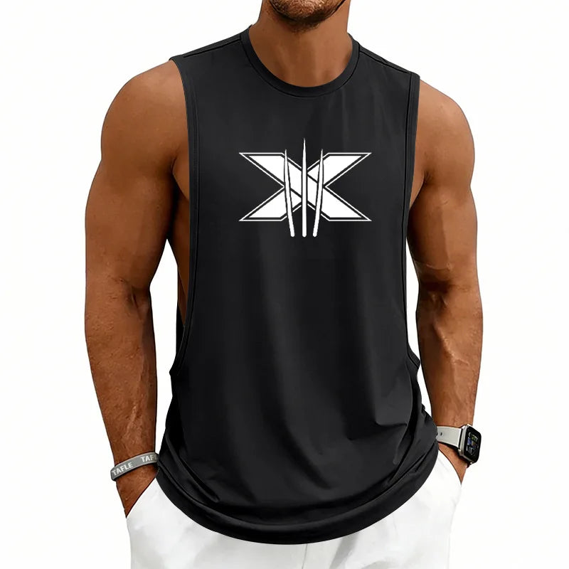 Wolverine Gym Tank Top | Men's Sleeveless Muscle Vest Gym & Compression Wear - The Eezee Shop