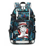 One Piece Luffy School Backpack | Large Capacity Bookbag Backpacks - The Eezee Shop