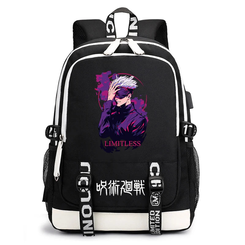 Jujutsu Kaisen Student Backpack | Lightweight Anime Daypack Backpacks - The Eezee Shop