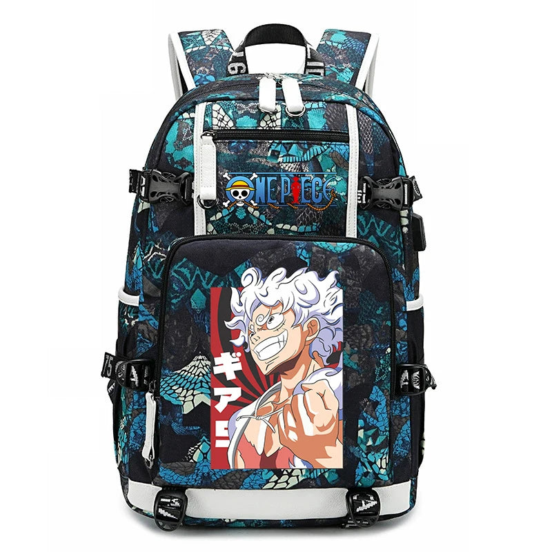 One Piece Luffy School Backpack | Large Capacity Bookbag Backpacks - The Eezee Shop