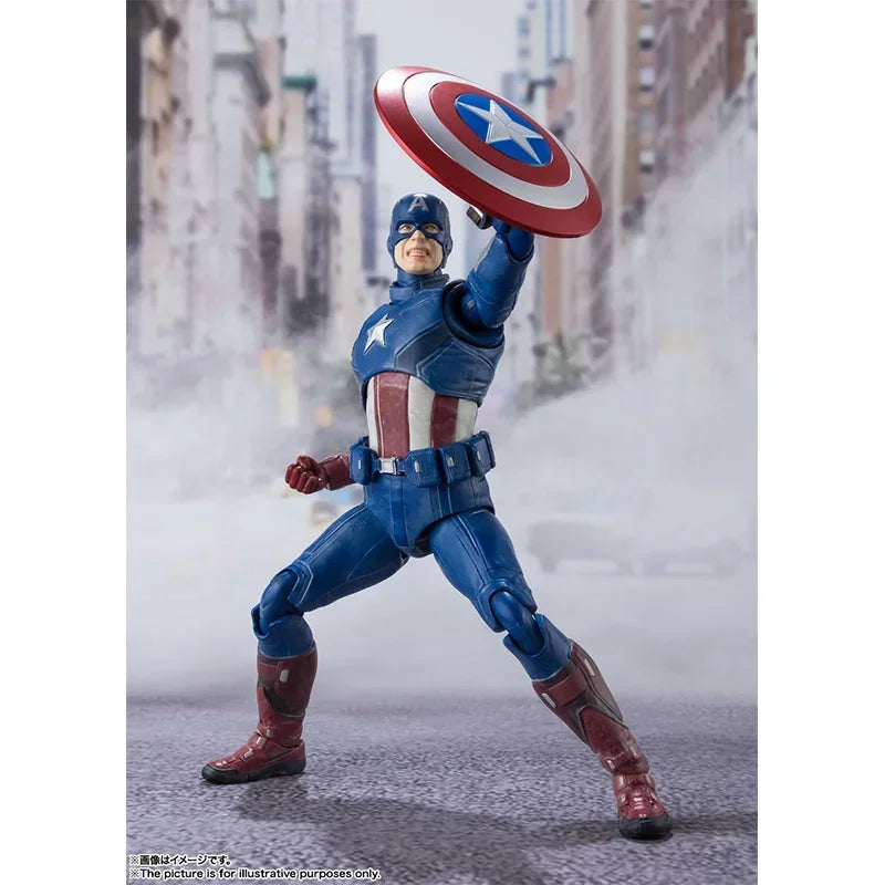 Captain America Articulated Figure | Avengers Collectible Collectible Figures - The Eezee Shop