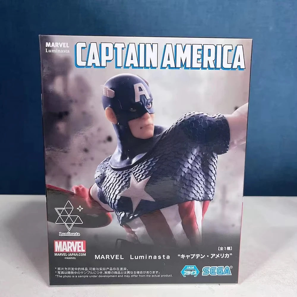 Captain America Luminasta Figure | Collectible Display Statue Collectible Figures - The Eezee Shop