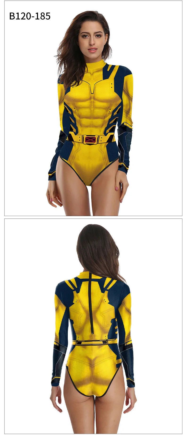 Deadpool & Wolverine Zentai Costume | Men's Superhero Jumpsuit Cosplay Costumes - The Eezee Shop