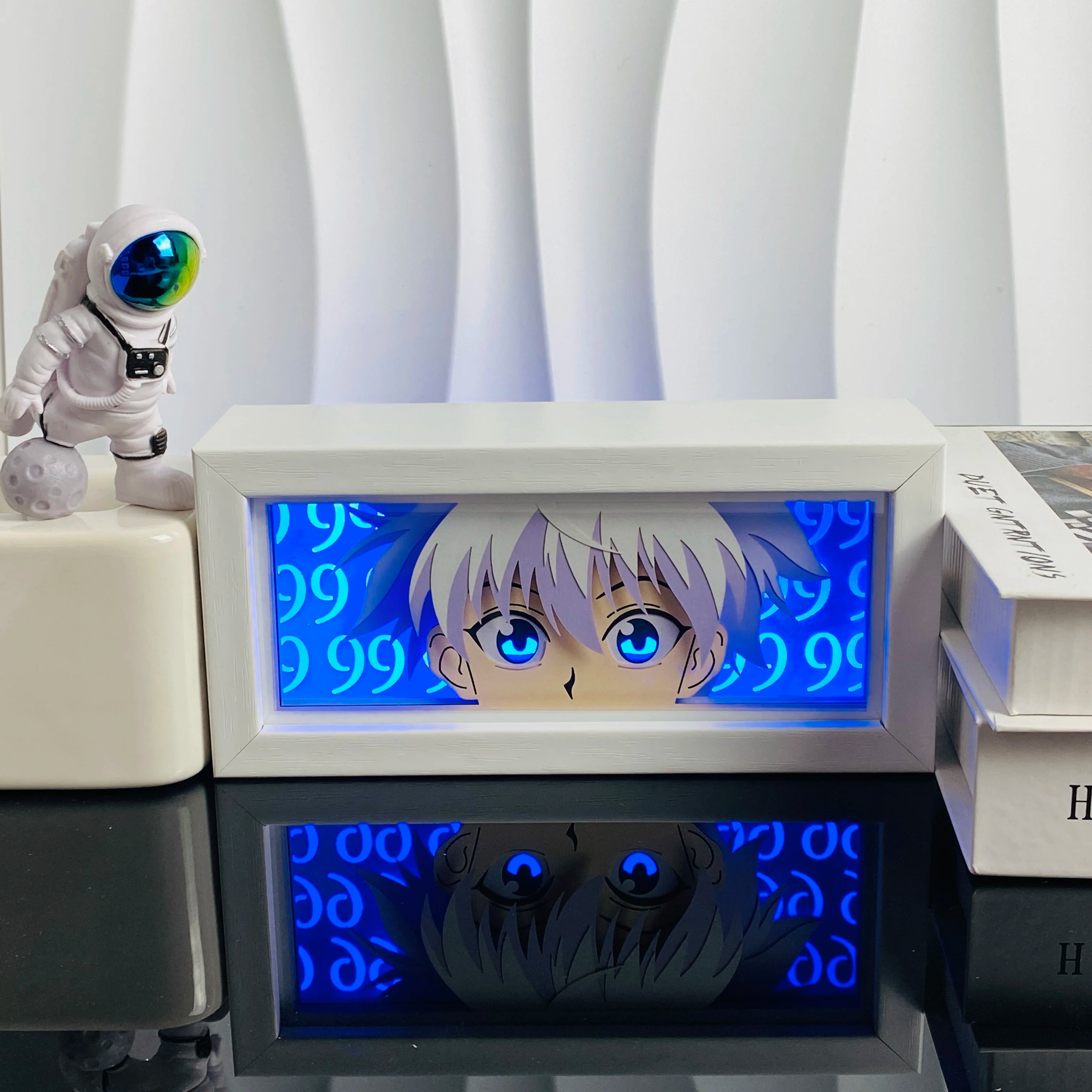 Anime Paper Carved Lamp | 3D LED Color Light Box Lamps & Night Lights - The Eezee Shop