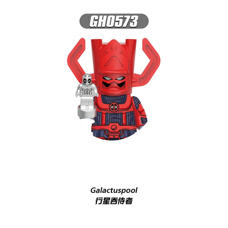Deadpool Mini Building Block Figures | DIY Brick Toy Set Building Block Sets - The Eezee Shop