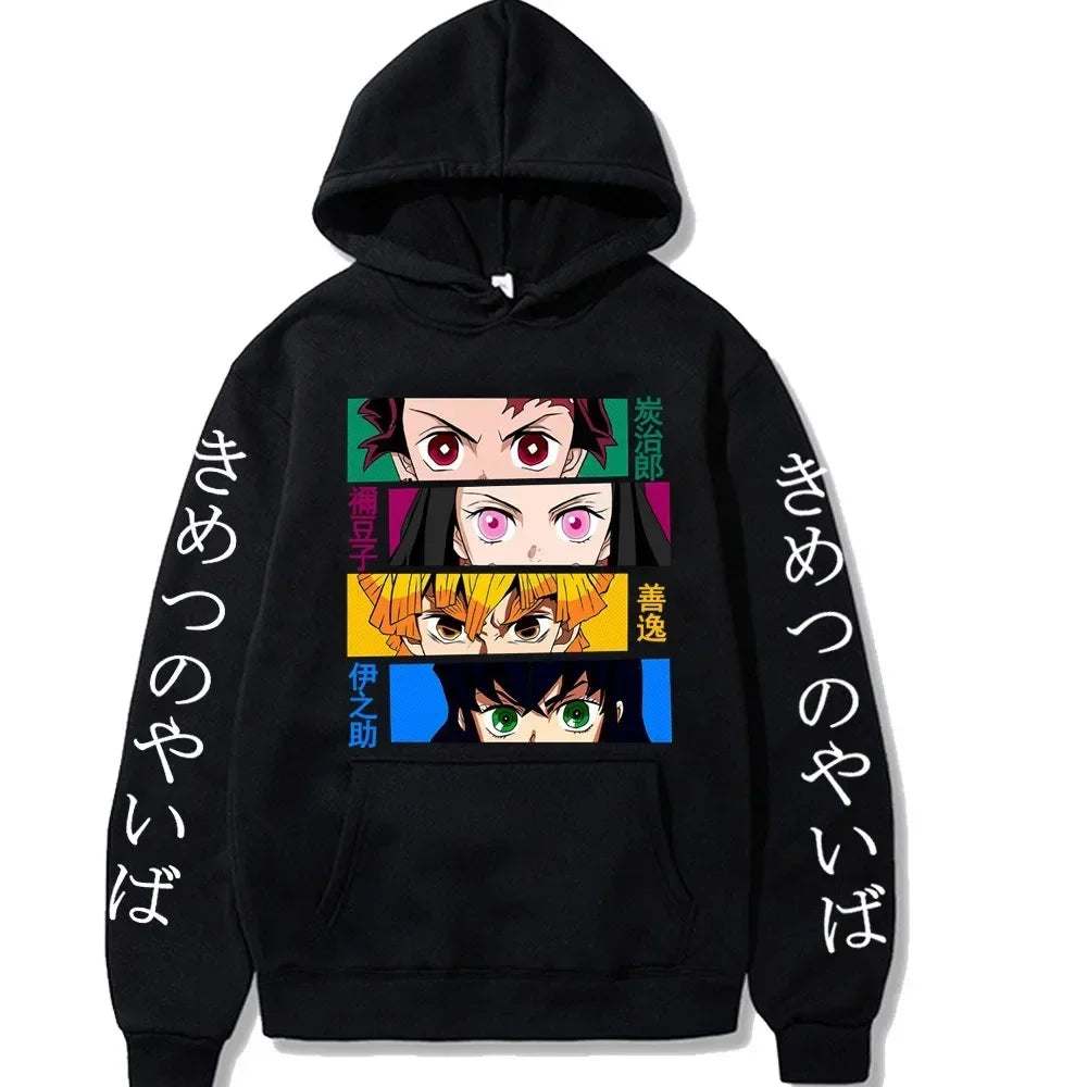 Demon Slayer Graphic Hoodie | Unisex Sports Sweatshirt Hoodies & Sweatshirts - The Eezee Shop