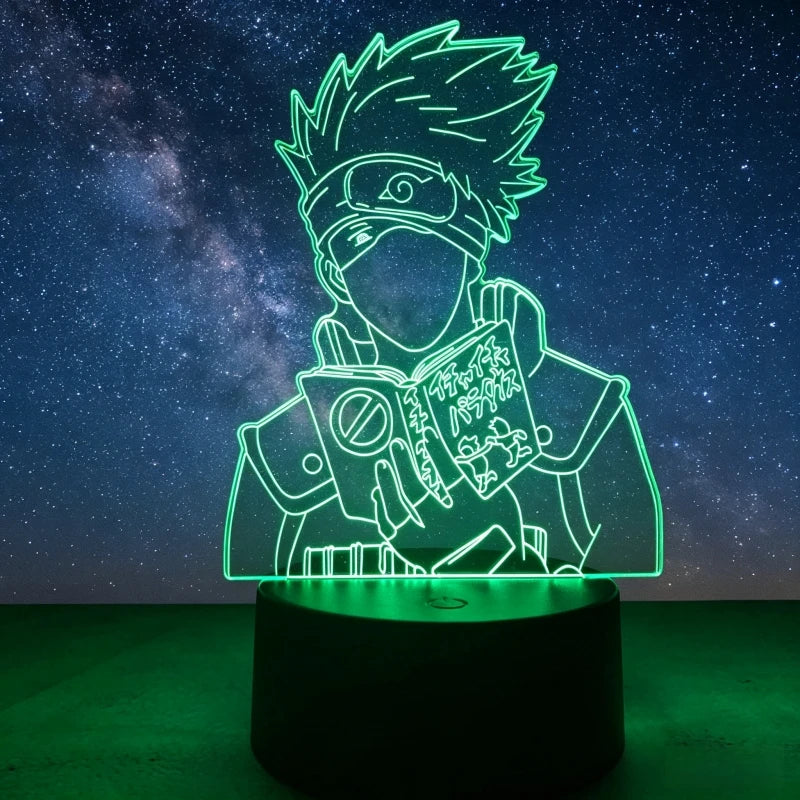 Naruto 3D LED Night Light | Akatsuki Kakashi Itachi Bedroom Lamp Lamps & Night Lights - The Eezee Shop