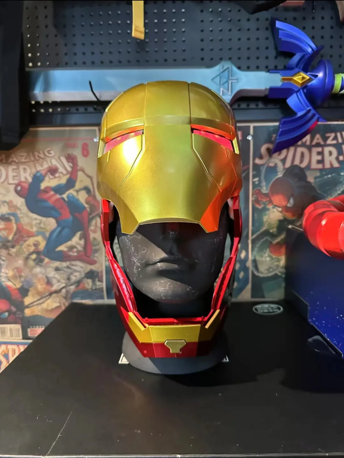 Iron Man Electric Helmet | 1:1 Auto Open & Close Wearable Mask Cosplay Masks & Helmets - The Eezee Shop