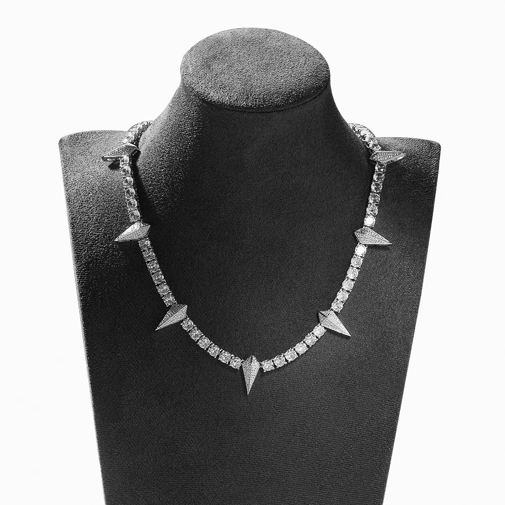 Black Panther Tennis Chain Necklace | Iced Out 5mm CZ Chain Jewelry - The Eezee Shop